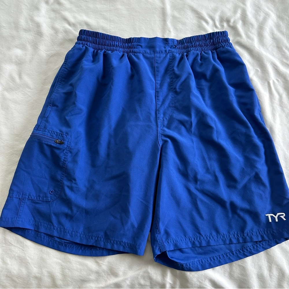 TYR Royal Blue Swim Trunks